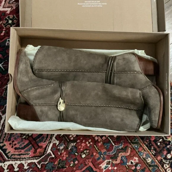 Dolce Vita NIB Jody Boots Olive Suede, 7.5 - Picture 11 of 12